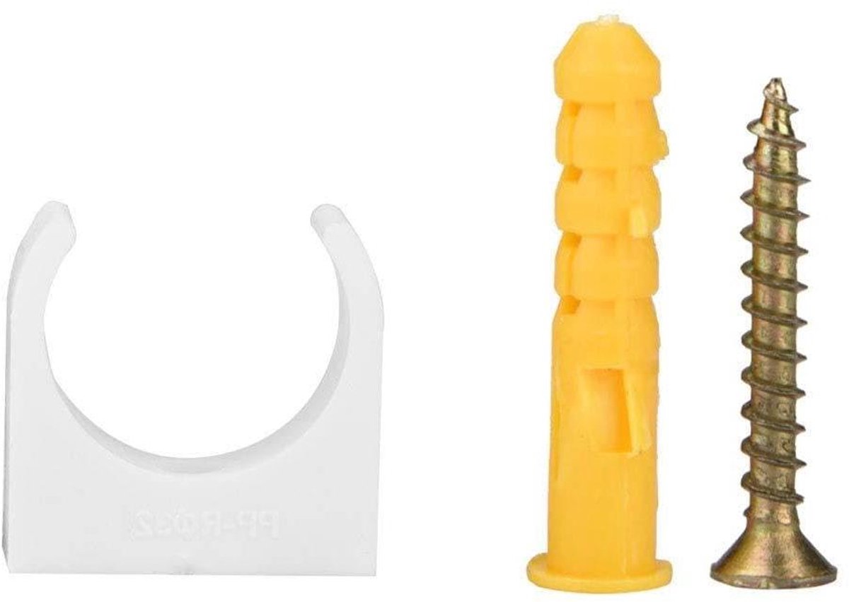 Waterleidingklemmen - Pijpklemmen Bevestigingsclips - Leidingen Bevestigen - U-vormig Ontwerp - 32mm 20 Stuks - Niet gespecificeerd