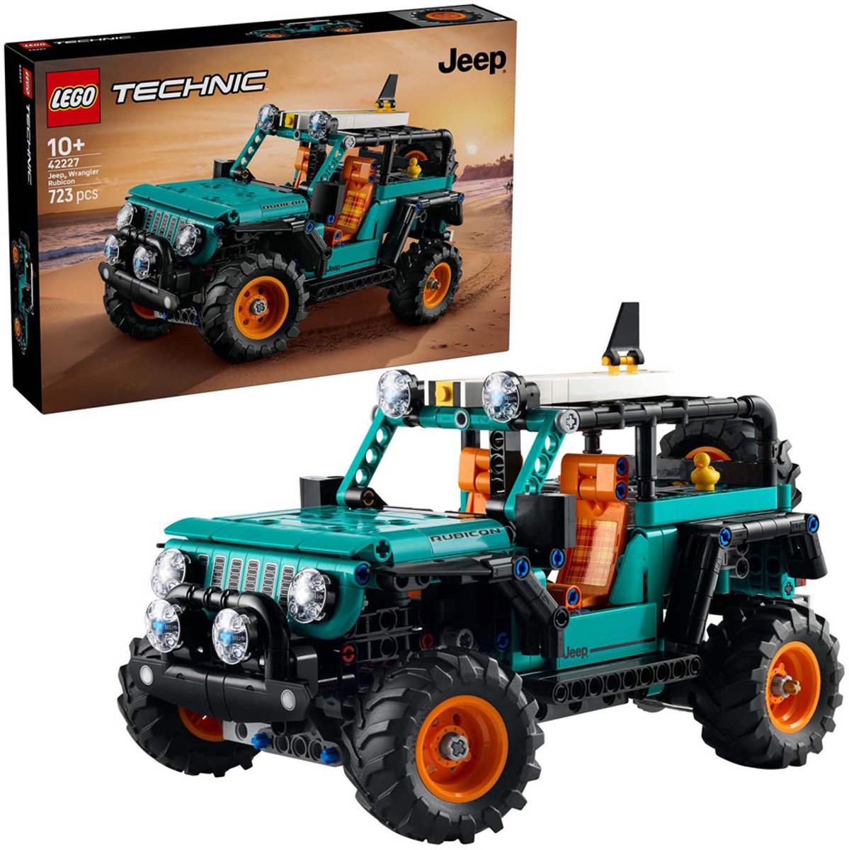 LEGO Technic - Jeep Wrangler Rubicon Terreinwagen Speelgoed Bouwpakket voor Kinderen - 42227 – foto 7