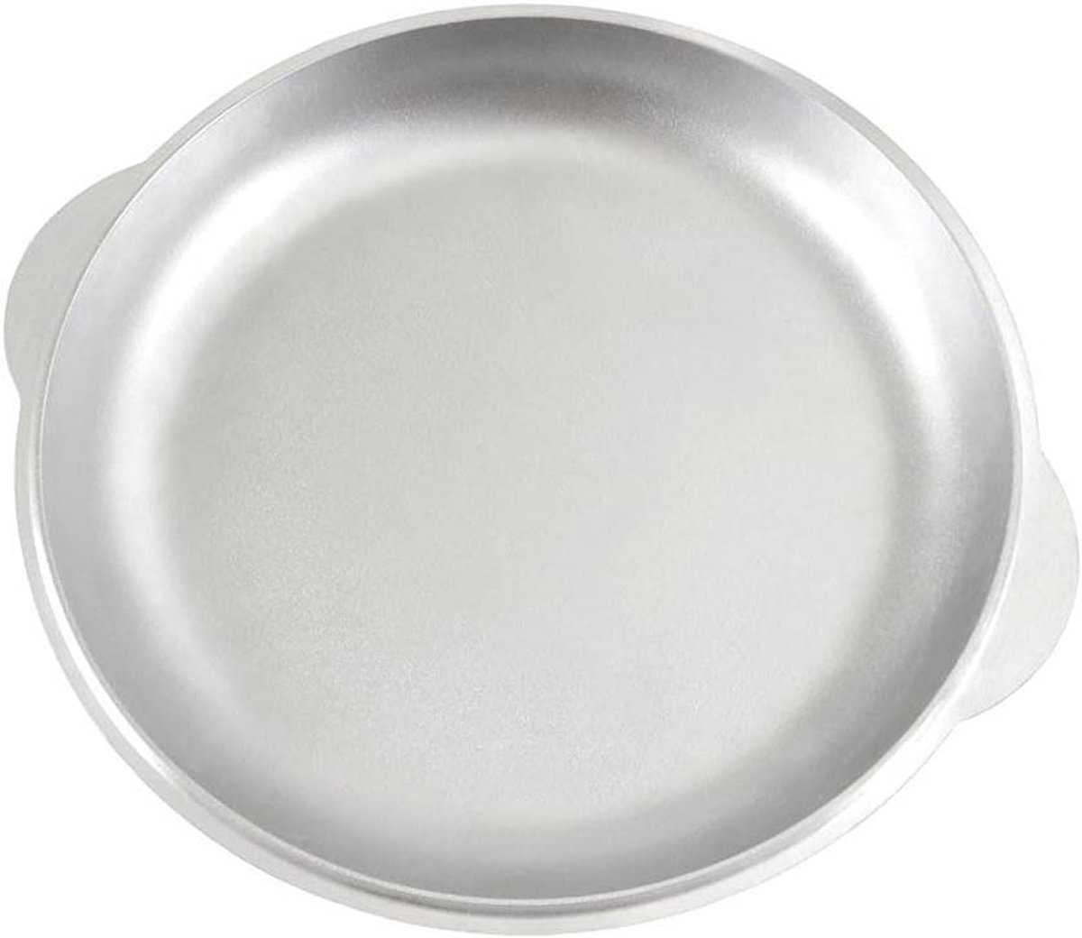 Gegoten Aluminium Pan - Kazan Wok - Roerbakken en stoven - Met metalen handvat - 5 Liter - Zilver