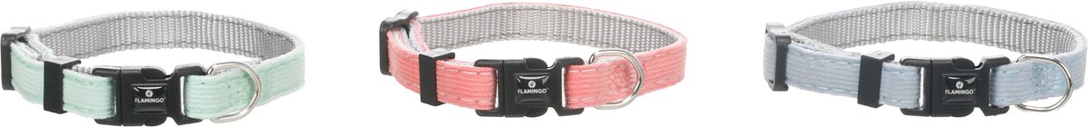 Flamingo - Hond Halsband Puppy Elfi Meerdere kleuren XXS 15-25cm 10mm