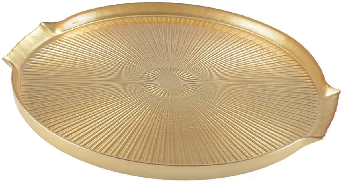 AULICA - Gouden serveerschaal - 30x28x2 cm - Goud
