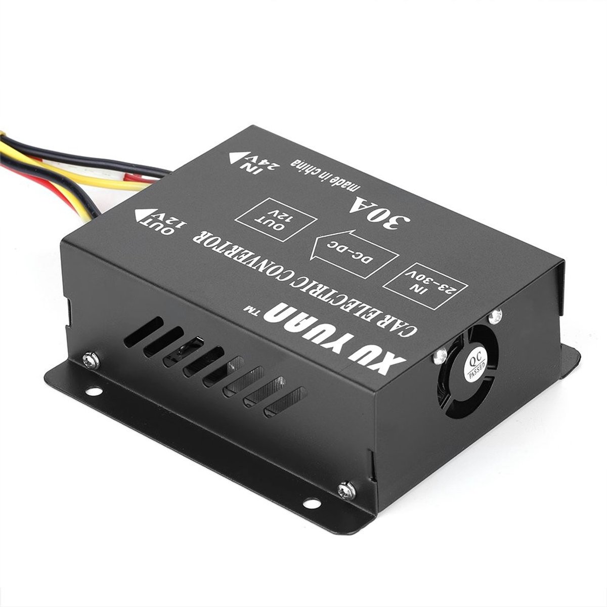 Vt products - Auto converter 24V naar 12V - Stroomomvormer 30A - Compact formaat - Spanningsreductor voor auto - Geschikt voor 12V-apparaten - 360W ve