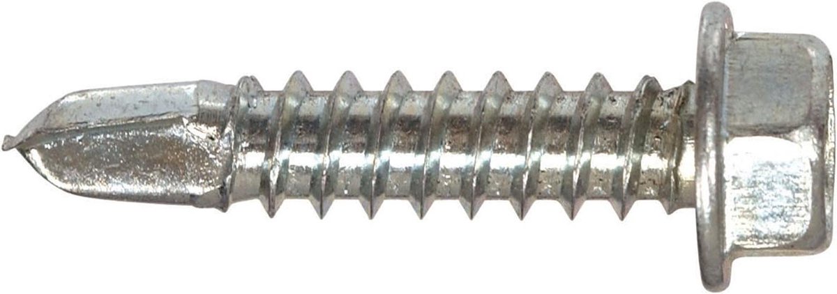 Zelfborende Schroeven - Zelftappende Schroeven - Metaal Bevestigen - Geen Voorboren Nodig - 12 x 19.05 mm - Zink