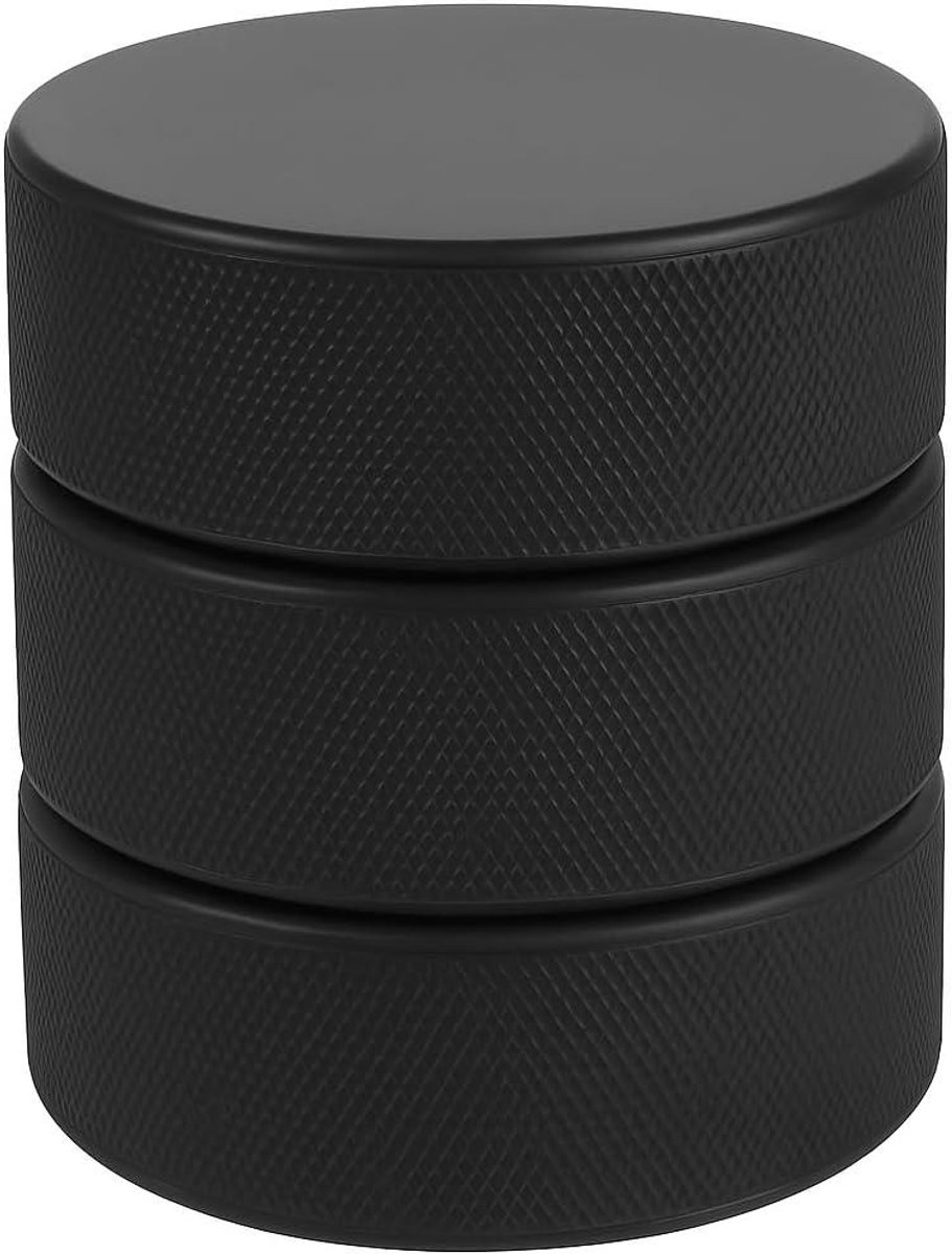 Hockey Pucks - IJshockey Schijven - Training en Spel - Officiële Maat Gewicht - 3 Stuks - Zwart