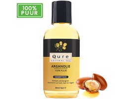 Arganolie 50ml | Biologisch | 100% Puur & Onbewerkt | Argan Olie voor Gezicht, Haar en Lichaam | Huidolie | Haarolie | Moroccan Argan Oil