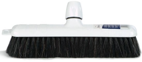 Linea Zaalveger Paardenhaar + Anker 30 cm Wit/Zwart van Linea — afbeelding 4