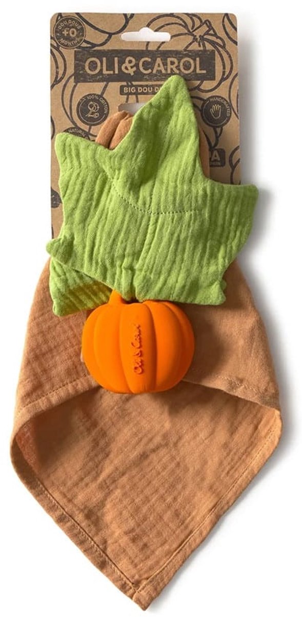Oli and Carol Knuffeldoek Pompoen Big Doudou Pipa the Pumpkin van Merkloos — afbeelding 5