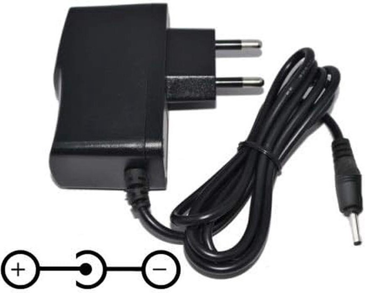 Oplader Scheerapparaat - Adapter Voeding - Precisie Scheren - 3V Uitgang - 110 cm Kabel - Zwart