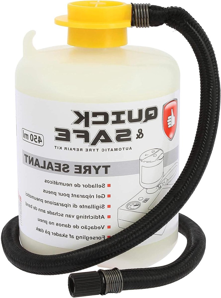 Universele Reservefles - Navulverpakking Banden - Banden Repareren - Dicht Lekken 5mm - 450 ml - null