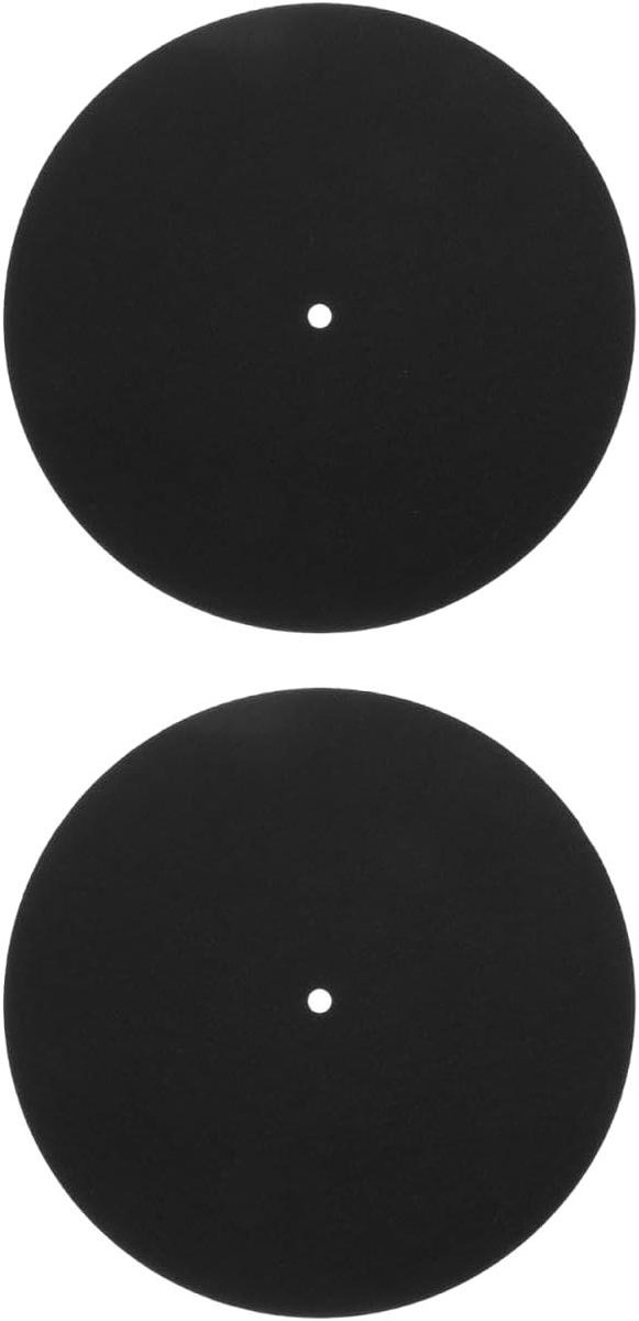 Platenspeler Mat - Vilt Slipmat - Vinyl Luisteren - Antistatisch - 20 cm - Zwart