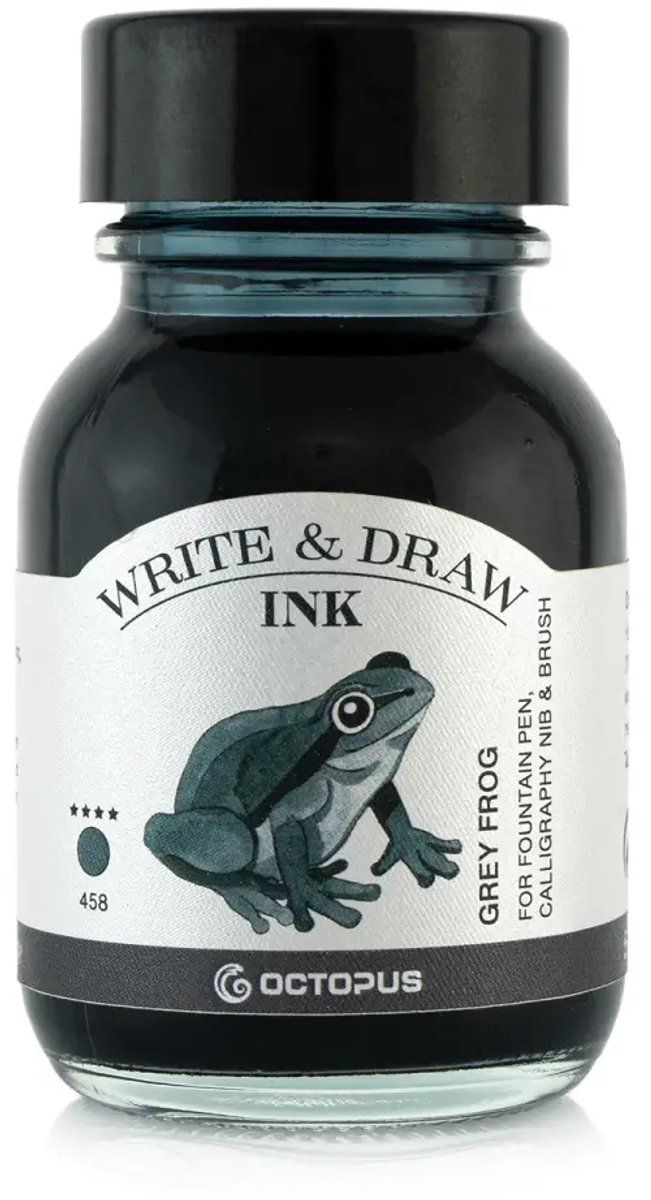 Octopus Schrijf- en Tekeninkt, 50 ml 458 Grey Frog