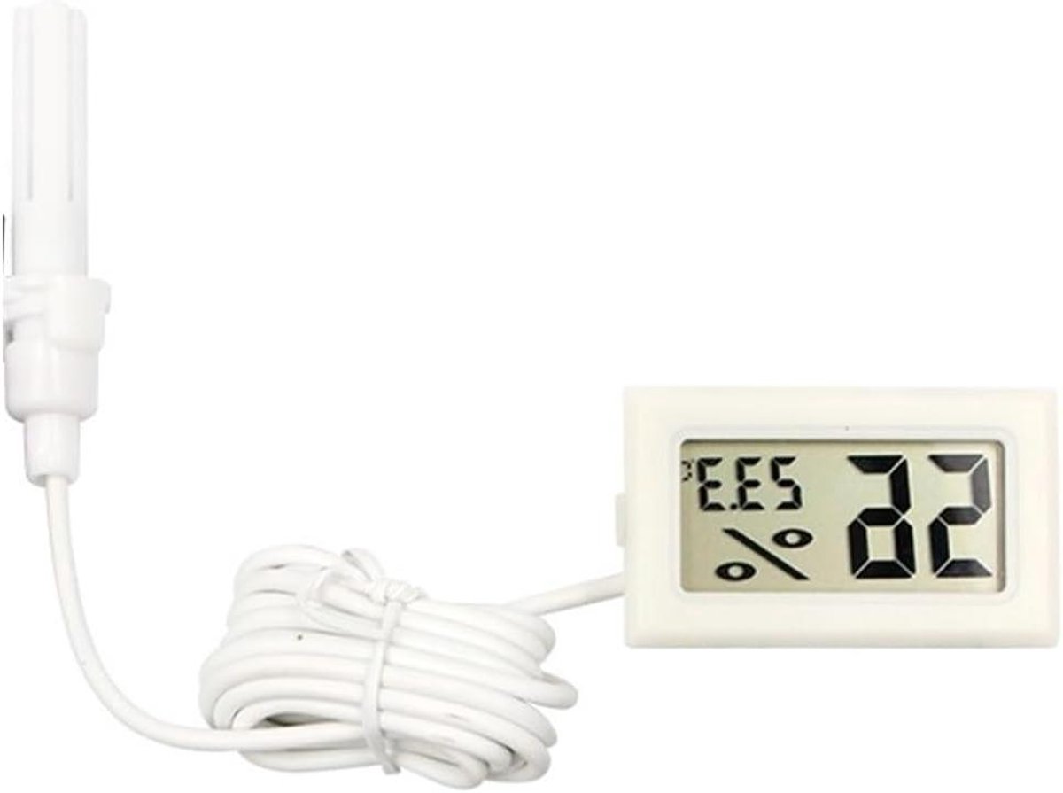 Digitale Thermostaat - Hygrometer Meter - Binnen Klimaat - Regelaccuraatheid 0.1°C - 48 x