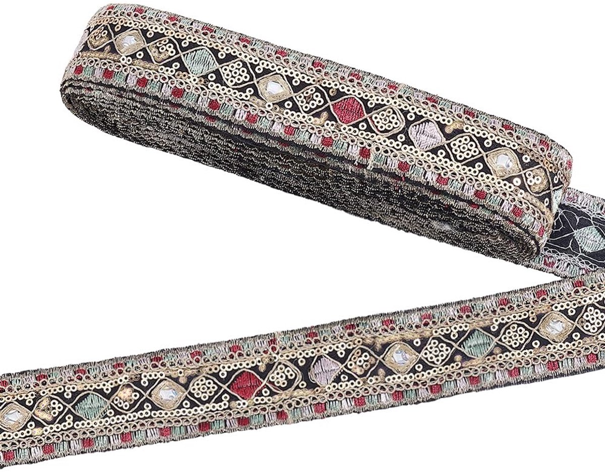 Dailygoods - Geborduurd Jacquardband voor Naaien en Handwerk