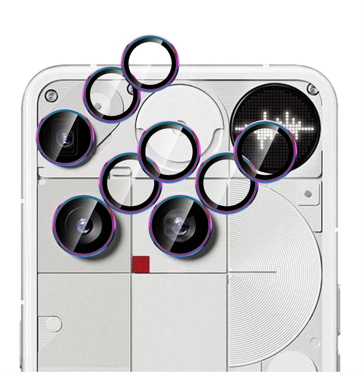 Dailygoods - Camerafolie voor Nothing Phone 3 met Dubbele Bescherming