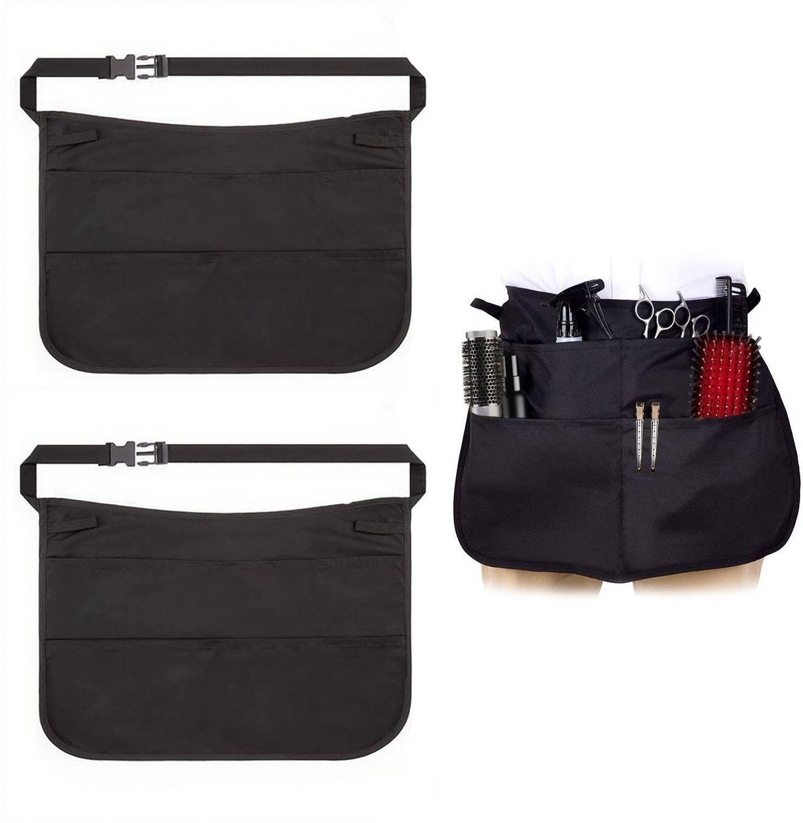 Dailygoods - 2 Stuks Multifunctionele Kappertassen voor Kappers en Schoonheidswerk