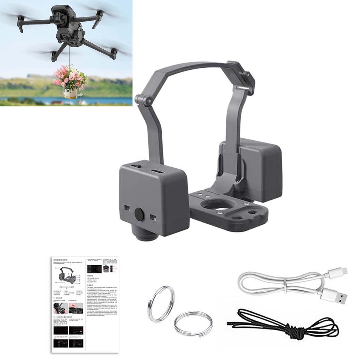 Dailygoods - Cosensi - Drone Airdrop Systeem voor DJI Mavic 3 Series