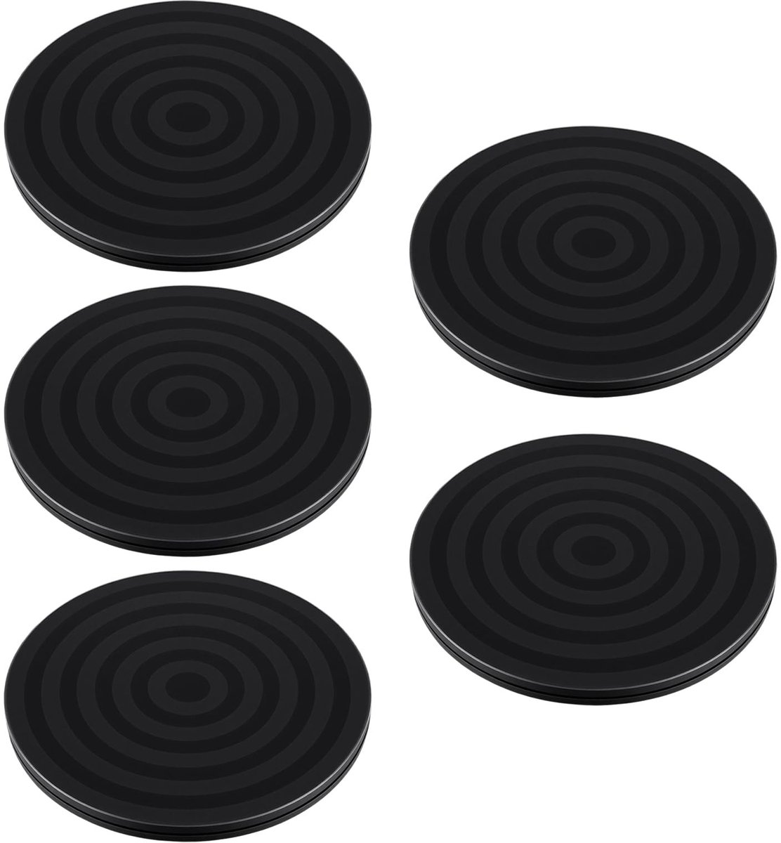 Dailygoods - 5 stuks draaiplateau 360 graden 20 cm diameter voor tv-monitor en presentaties