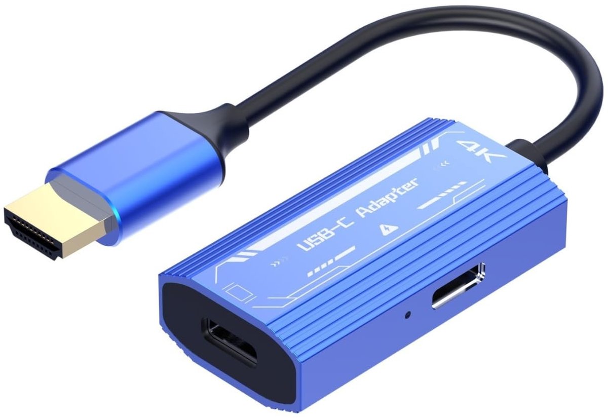 Dailygoods - HDMI naar USB-C Adapter 4K 60Hz