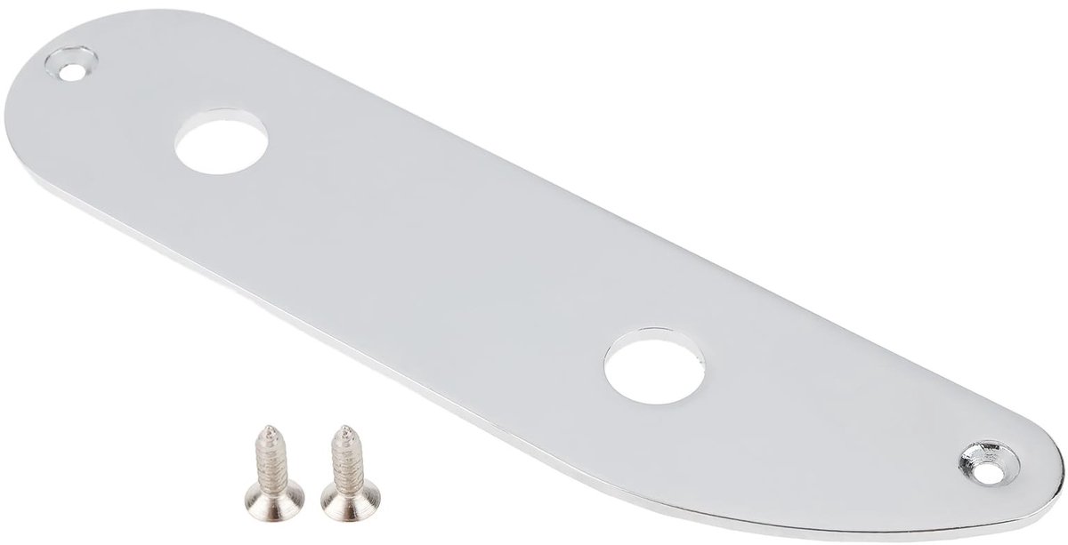 Dailygoods - Bass Control Plate met 2 Gaten voor Potentiometers