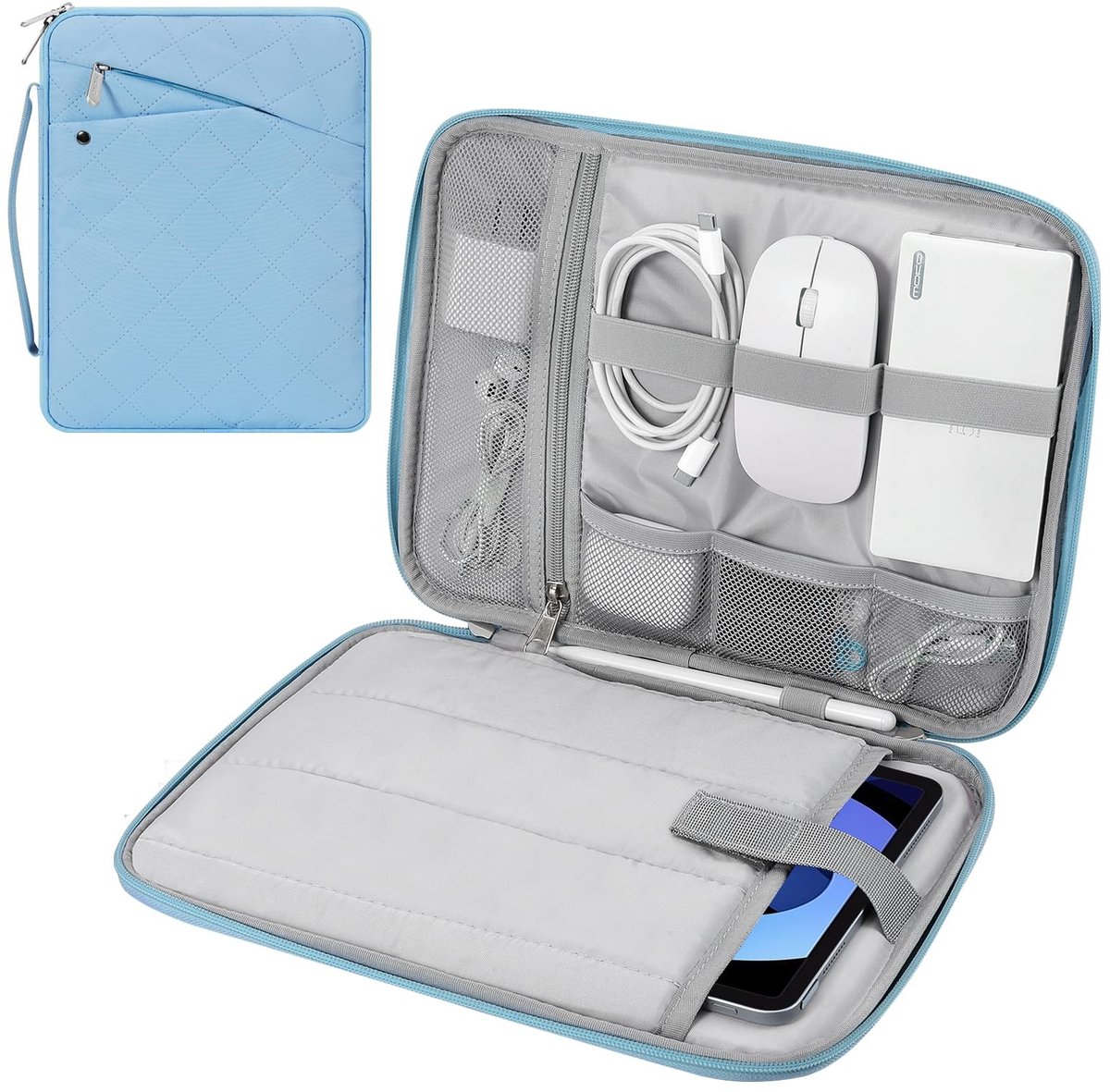 Dailygoods - Beschermende Tablet Sleeve voor 9-11 Inch Tablets met Handvat