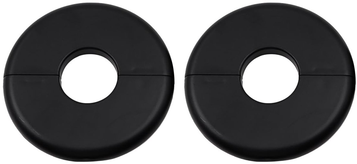 Dailygoods - Set van 2 Ronde Decoratieve Buisplaatafdekkingen voor Muurgaten