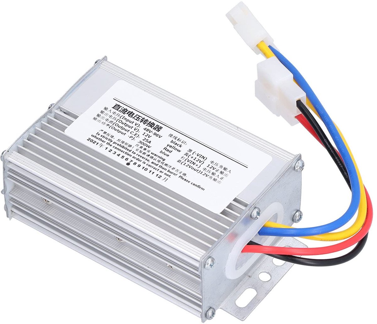 Dailygoods - 48V-96V naar 12V DC Converter voor Voertuigen en Zonne-energiesystemen