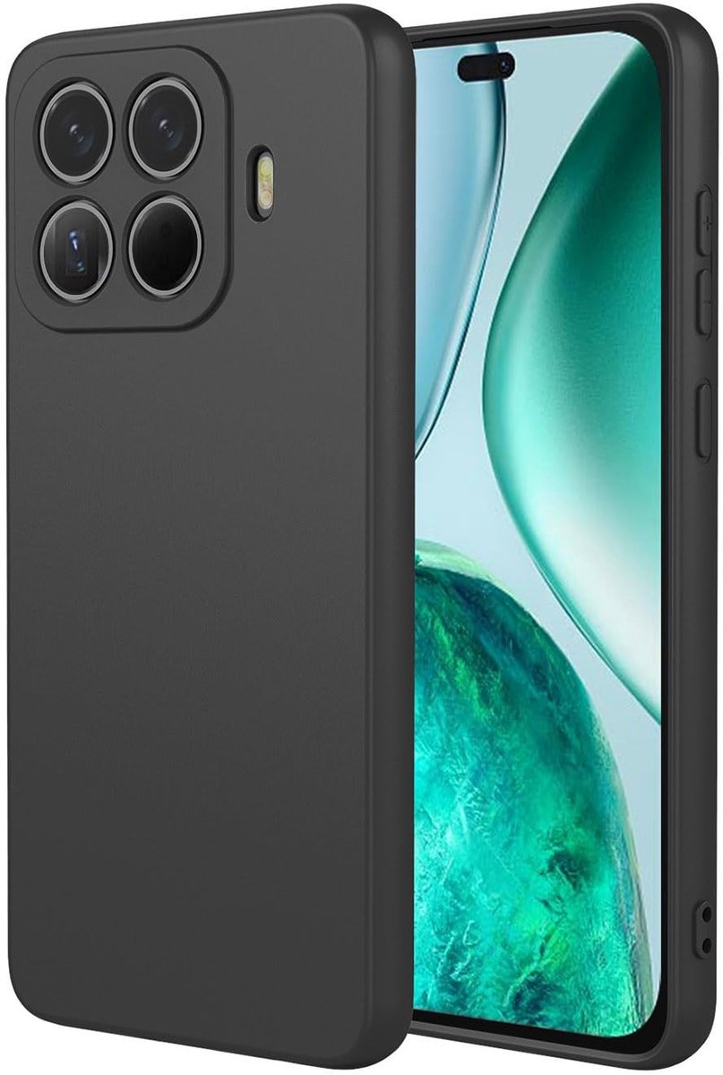 Dailygoods - Siliconen Hoes voor Xiaomi 15T Pro met Microvezelvoering