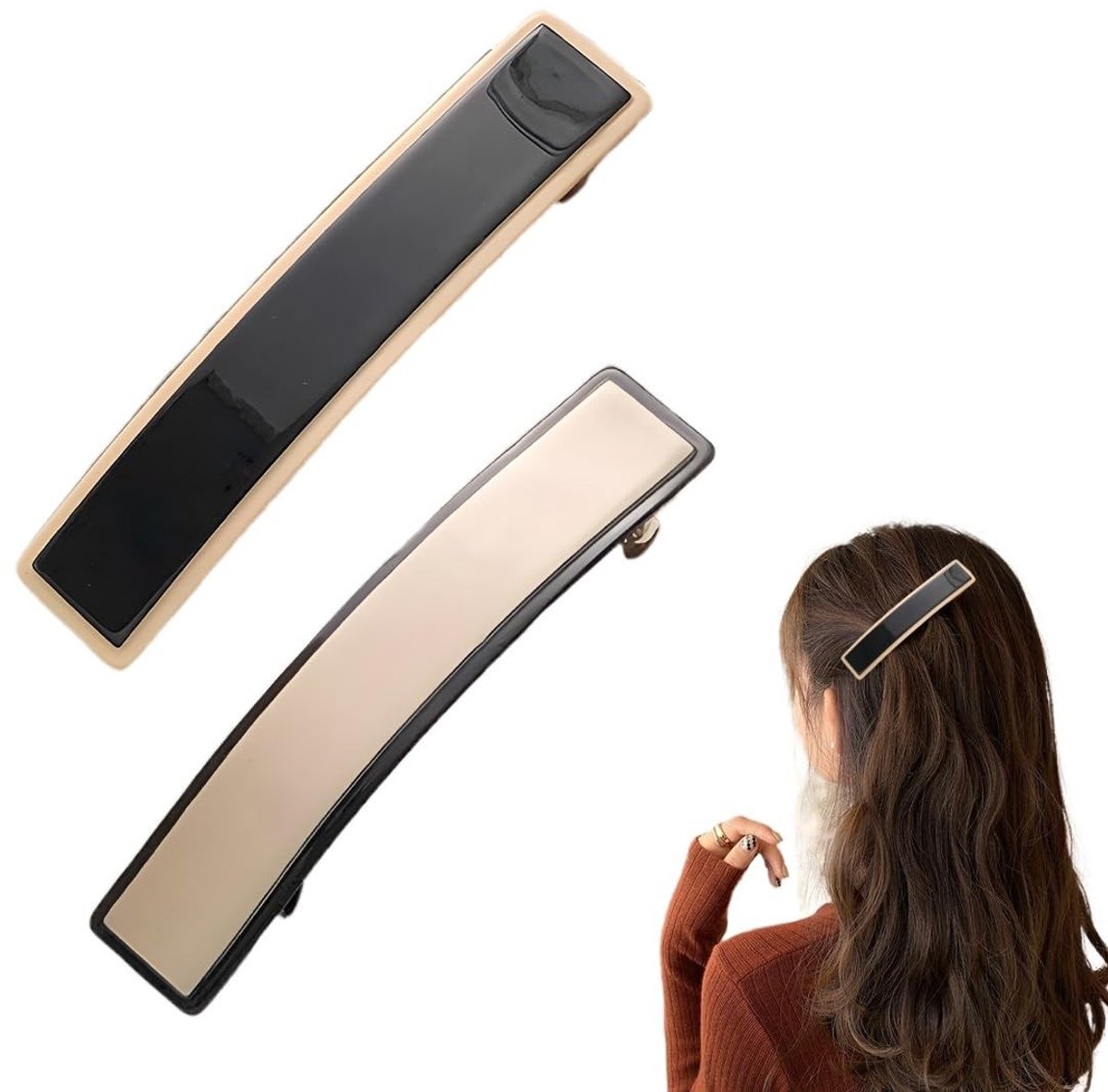 Dailygoods - Set van Grote Haarspelden voor Dames in 2 Kleuren