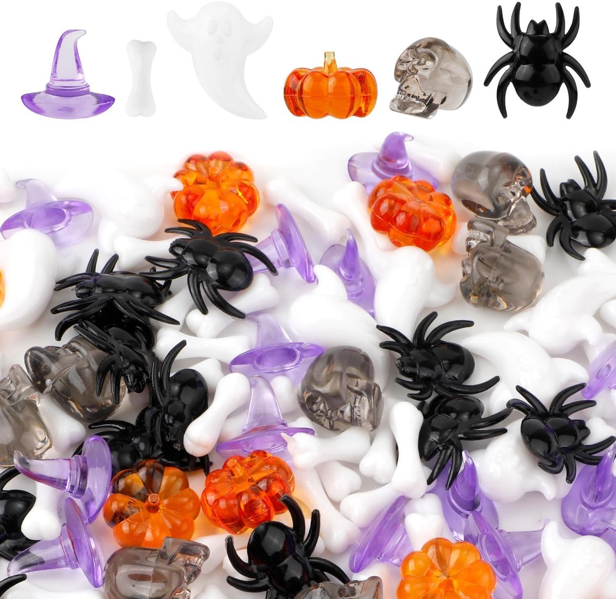 Dailygoods - 110 Stuks Acryl Halloween Decor voor Feestdecoratie