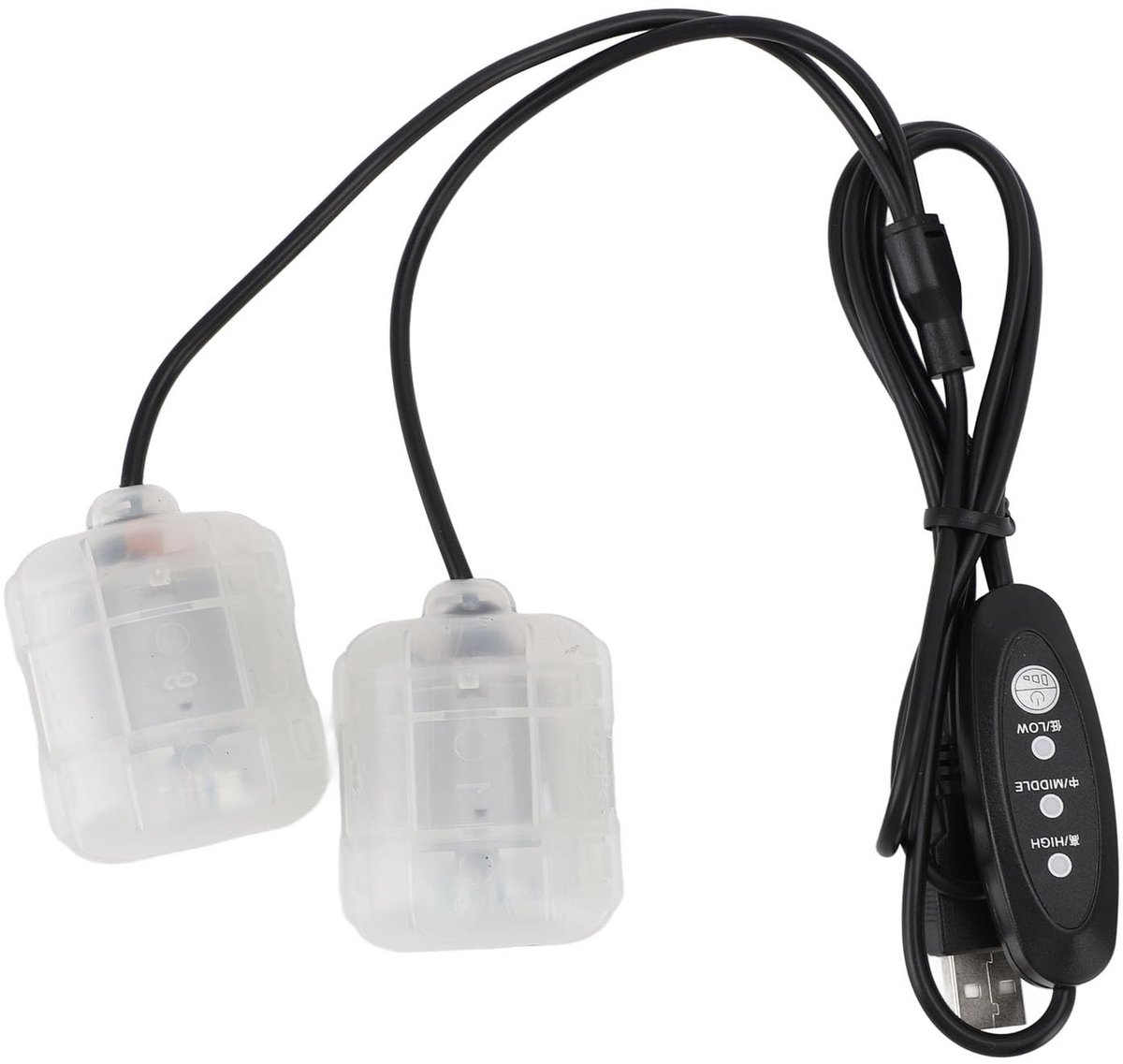 Dailygoods - USB Vibratiemotor met 3 Snelheden voor Massage en Meer