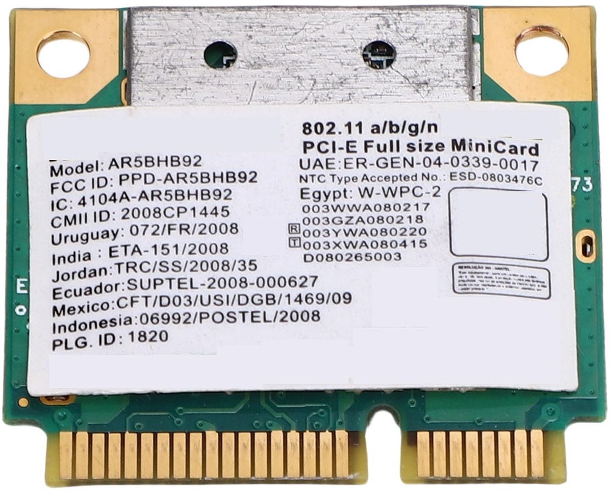Dailygoods - WiFi 6e Draadloze PCI-E Netwerkadapter voor Laptop