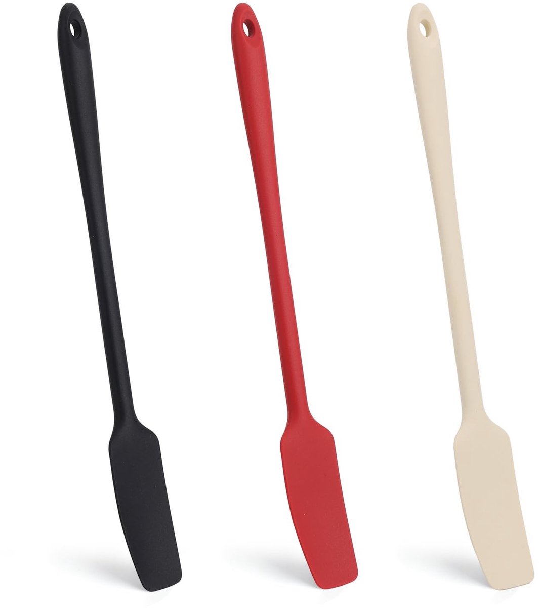 Dailygoods - Set van 3 Hittebestendige Siliconen Pottenspatels