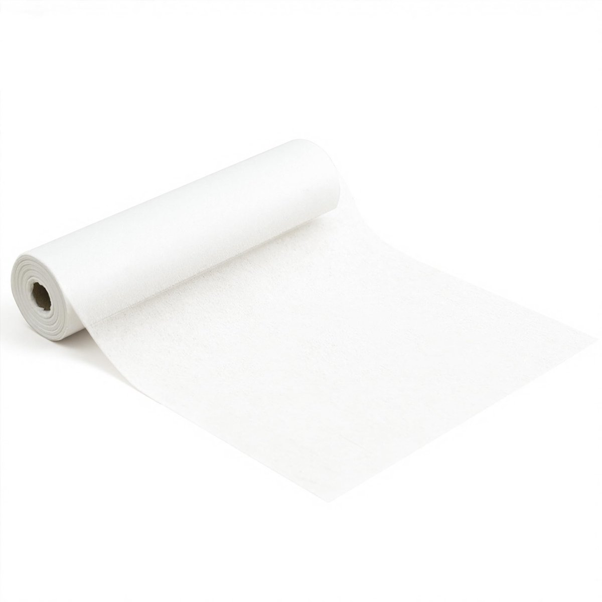 Dailygoods - Witte Niet-Geweven Tafelloper 30 cm x 25 m voor Feestdecoratie