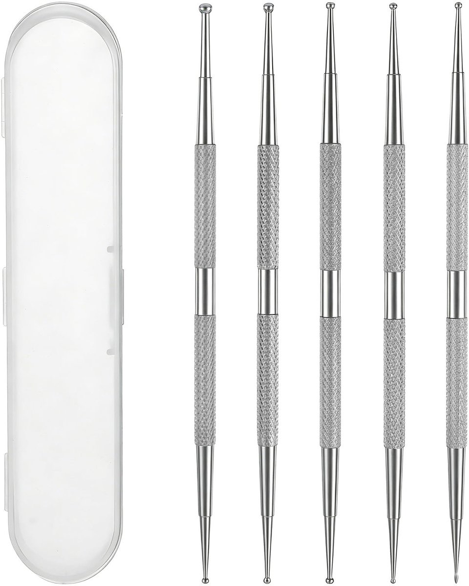 Dailygoods - Dotting Pen Set van 5 Stuks voor Nail Art en Manicure Decoratie