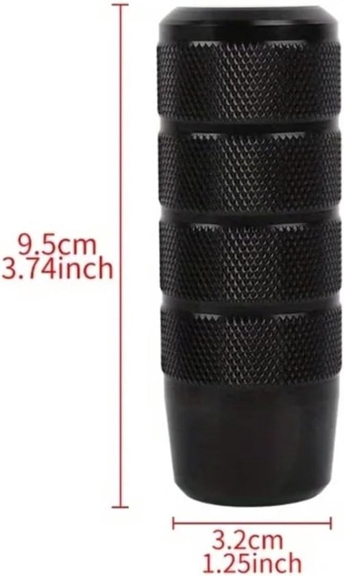 Schakelpookknop Set - Versnellingspook Upgrade - Comfortabel Rijden - Soepel Schakelen - 10mm Adapter - Zwart — afbeelding 5