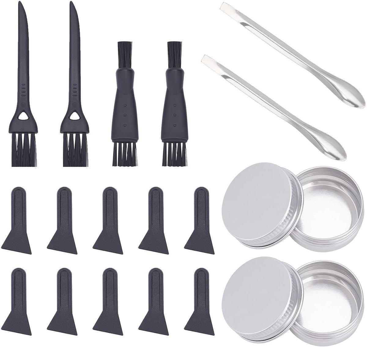 Dailygoods - Stuifmeelschrapers Kit voor Grinder met Diverse Reinigingsaccessoires