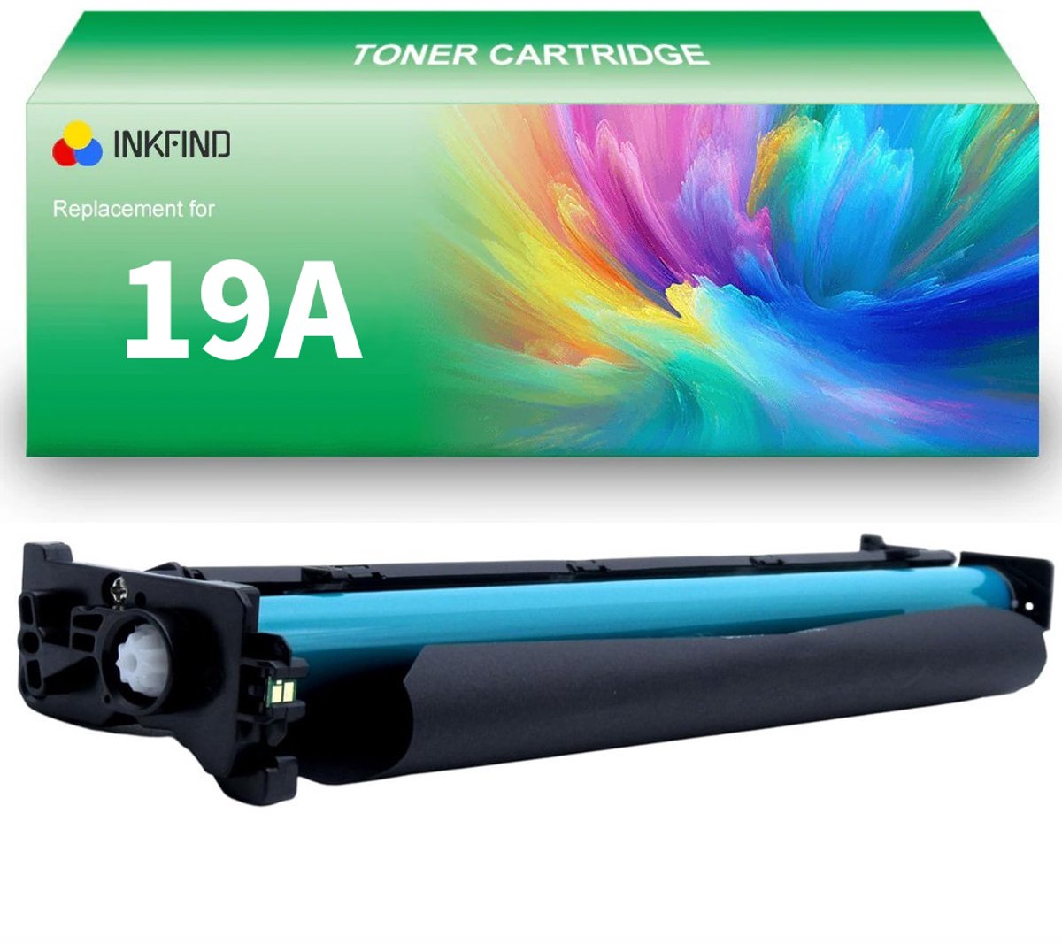 INKFIND 19A (CF219A) drum unit compatibel met HP 19A CF219A - 1-pack Zwart