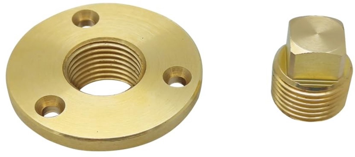 Dailygoods - Messing Boot Drain Plug voor Marine Gebruik