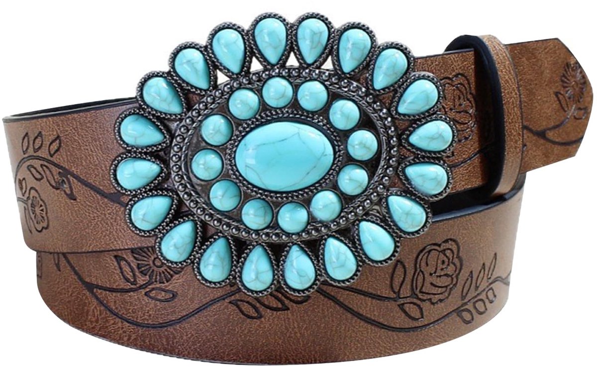 Dailygoods - Verstelbare Vintage Riem voor Dames en Heren van PU-leer