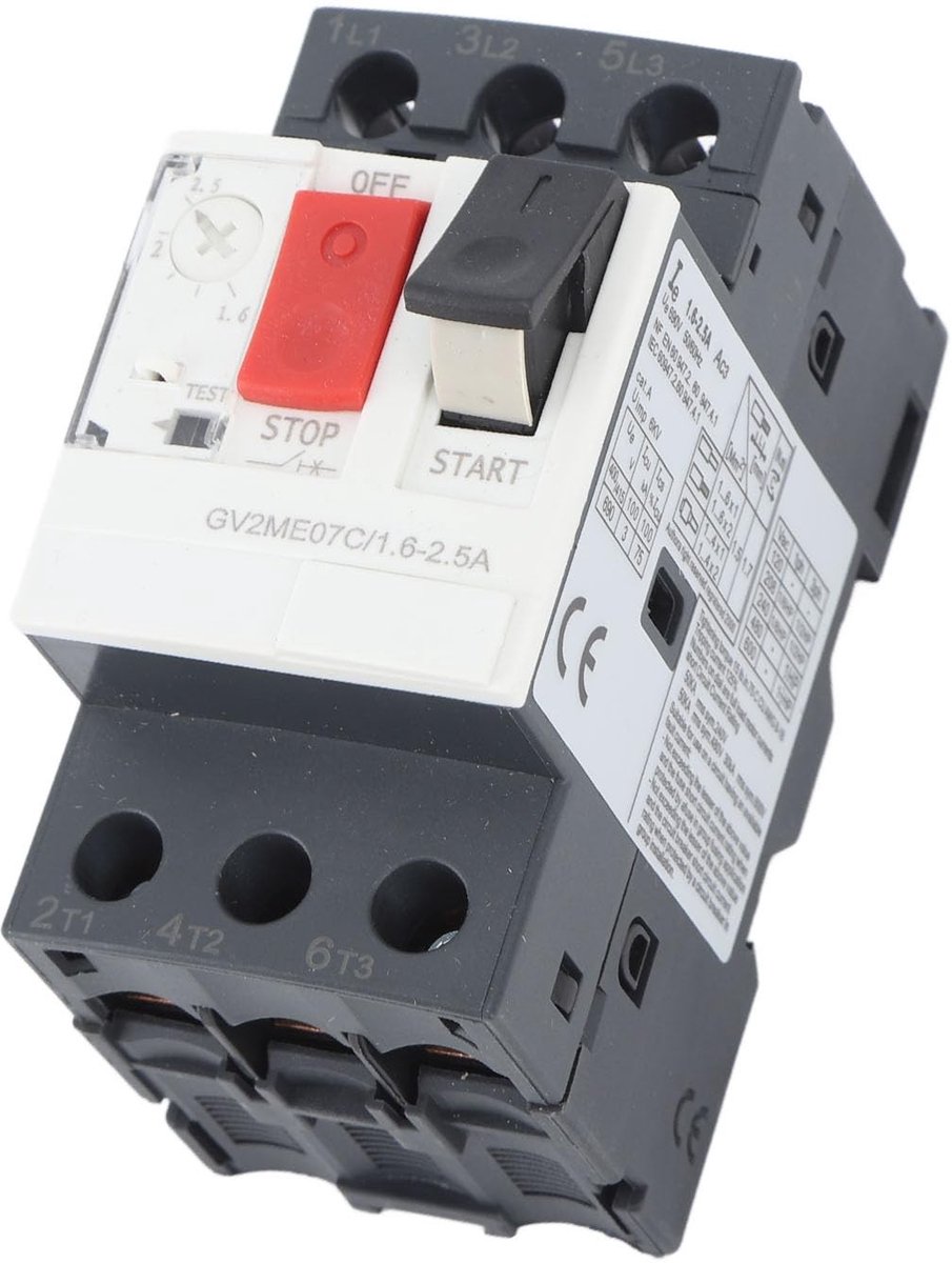 Cosensi - Dailygoods - AC690V Motorstroomonderbreker voor 35MM Railmontage