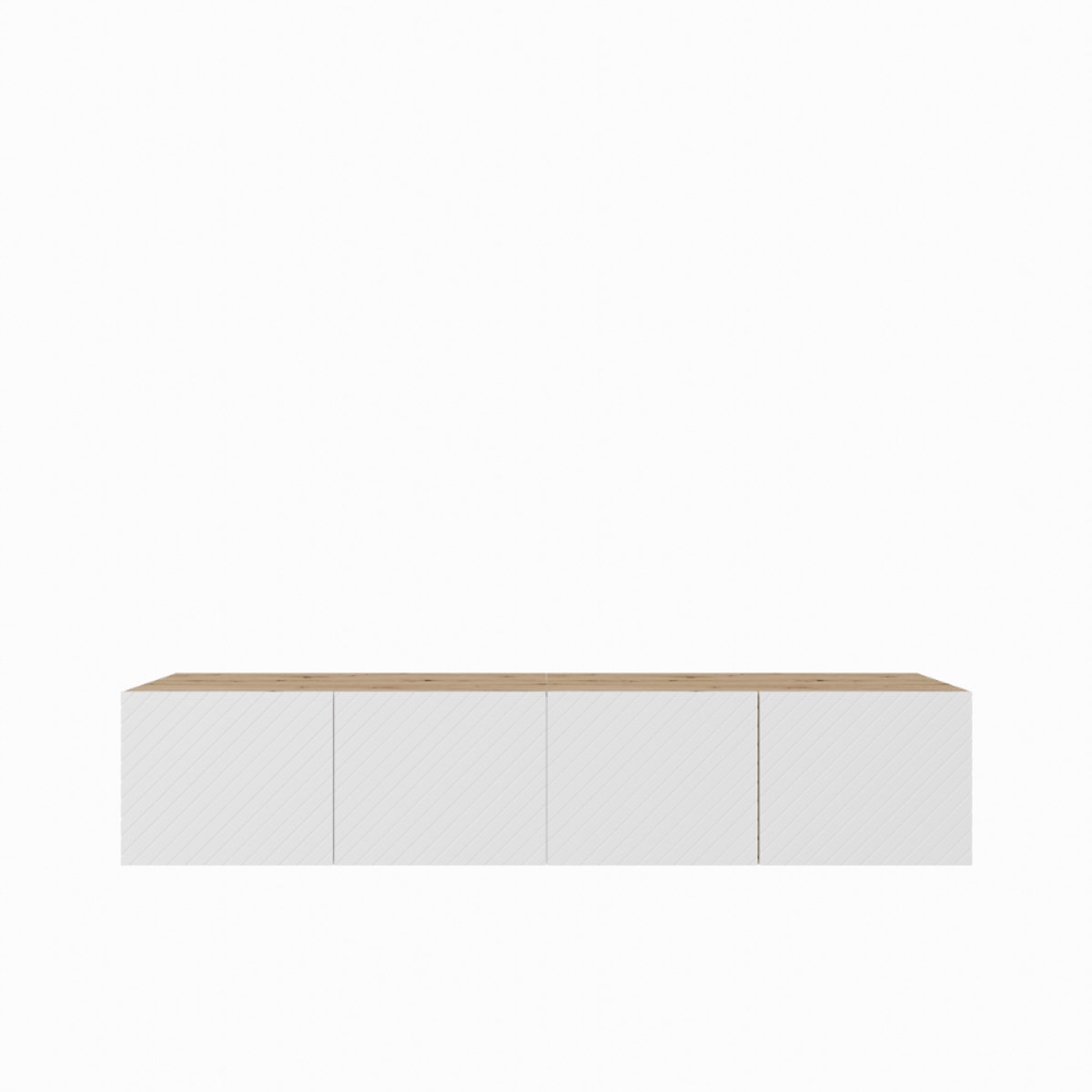 TV-kast Nicole 200 (2x100) cm (artisan + wit)