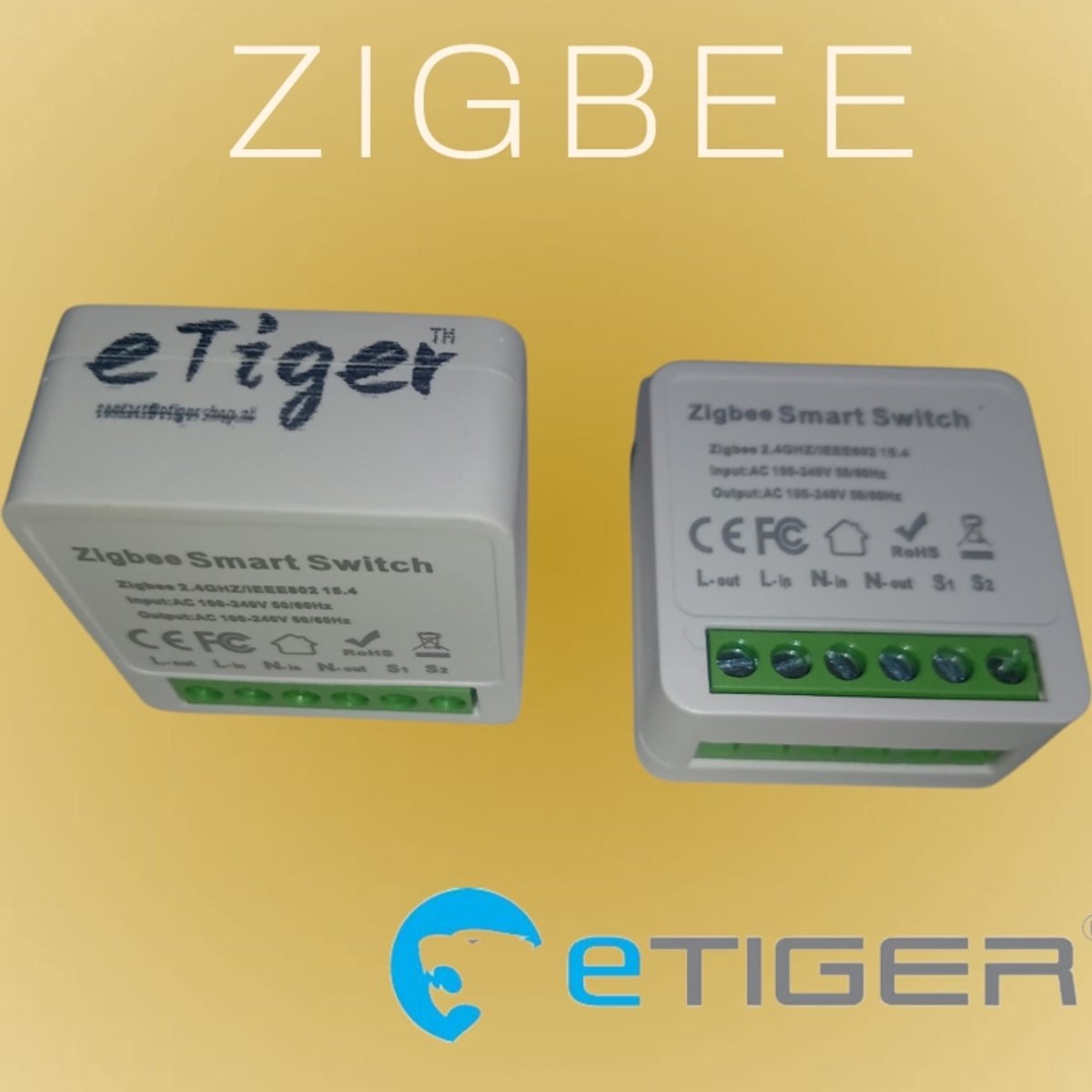 ETIGER® 16A 240V ZIGBEE Smart Home inbouwschakelaar