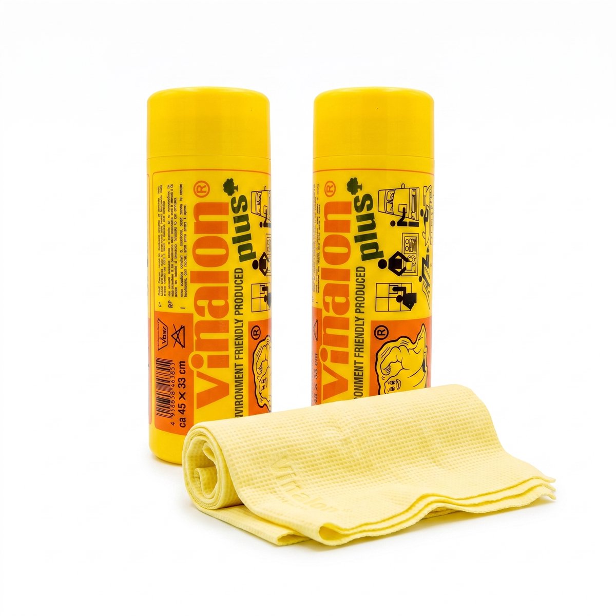 Vinalon - Zeemvel Plus Gewafeld 33 x 45 cm - 2 Stuks