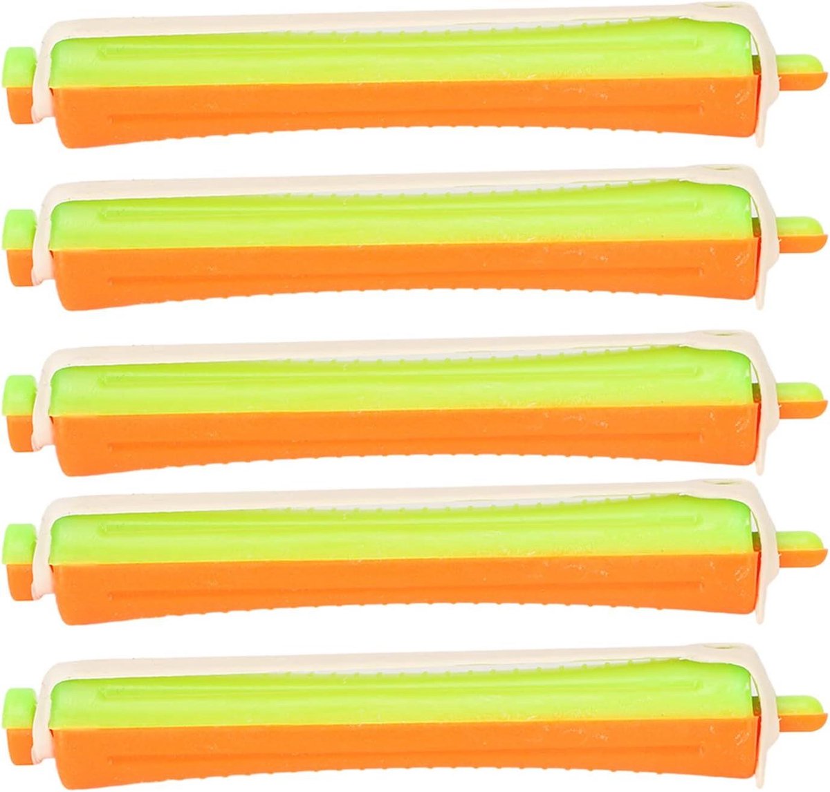 Haar Krulspelden Set - Krulrollers Plastic - Haar Styling - Ingeklapt Ontwerp - 30 Stuks - Zwart