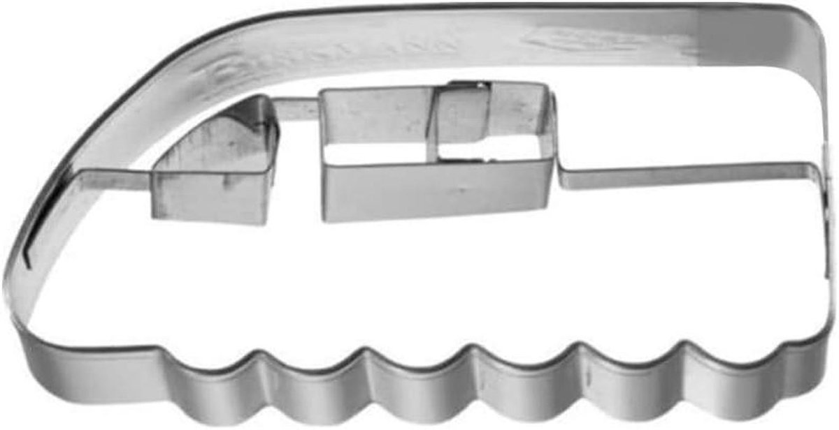 Koekjesvorm Trein - Bakvorm - Koekjes Bakken - Sneltrein Design - 74 cm - Grijs