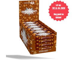 Matchu - Oerkracht protein bar - THT: 15-04-2026 - Cookie smaak - Doos met 24 proteine repen (1440 gram) - 60g per stuk - Eiwitrepen - THT: 15-04-2026 - Extra voordelig en Nog goed na datum!