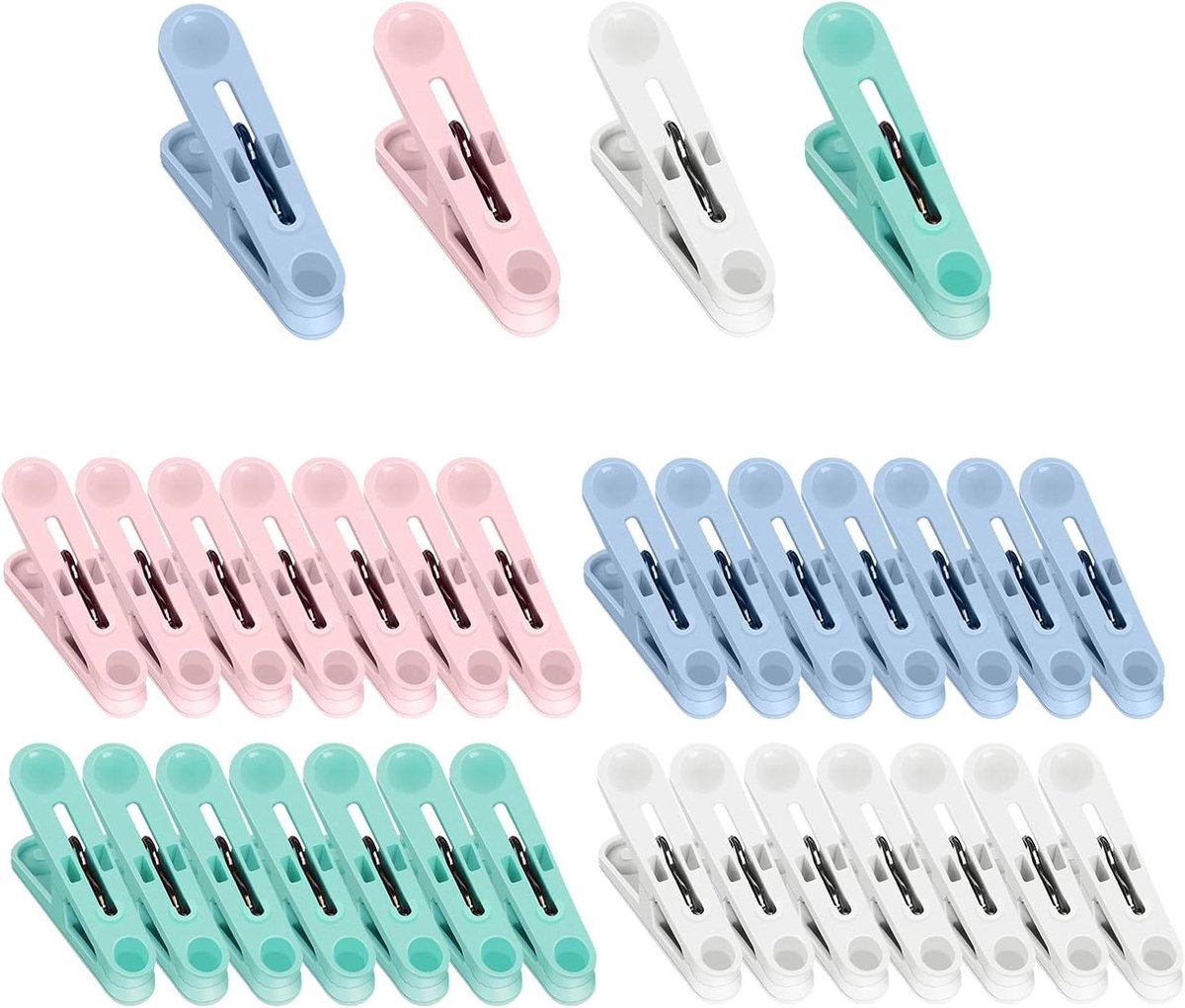 Kleding Pins - Was Knijpers - Kleding Drogen - Multifunctioneel Ontwerp - 32 Stuks - Gekleurd
