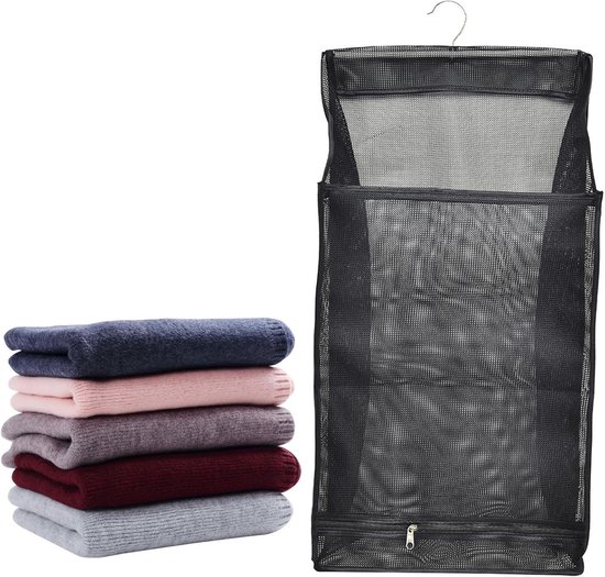 Opvouwbare Wasmand - Hangende Opberger - Ruimte Besparen - Grote Capaciteit - 35x20 cm - Veelkleurig — afbeelding 3