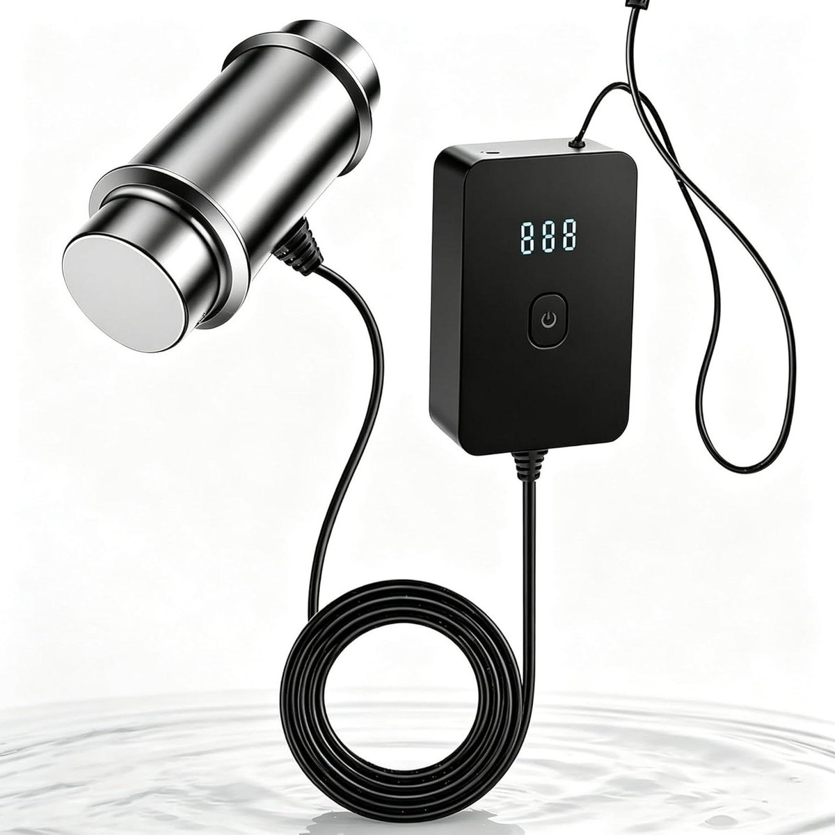 Ultrasone Reiniger - Schoonmaakstick - Sieraden Reinigen - 40kHz Cavitatie - 30 Min Continu - Zilver