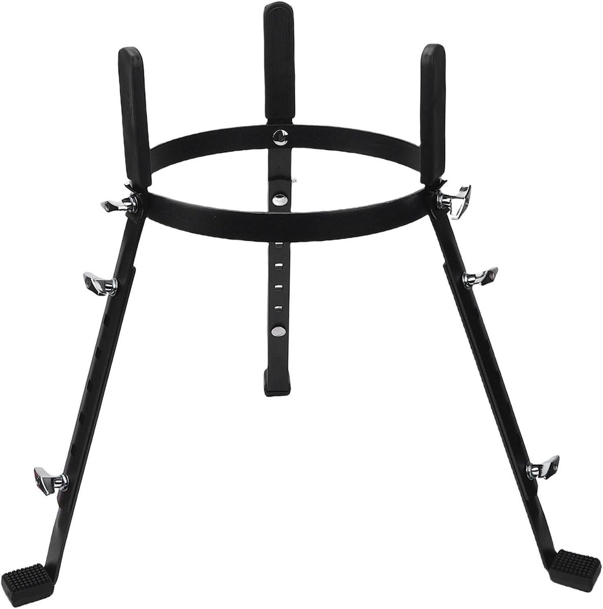 Conga Drum Stand - Percussie Houder - Muziek Maken - Verstelbare Hoogte - 52-68 cm - Zwart